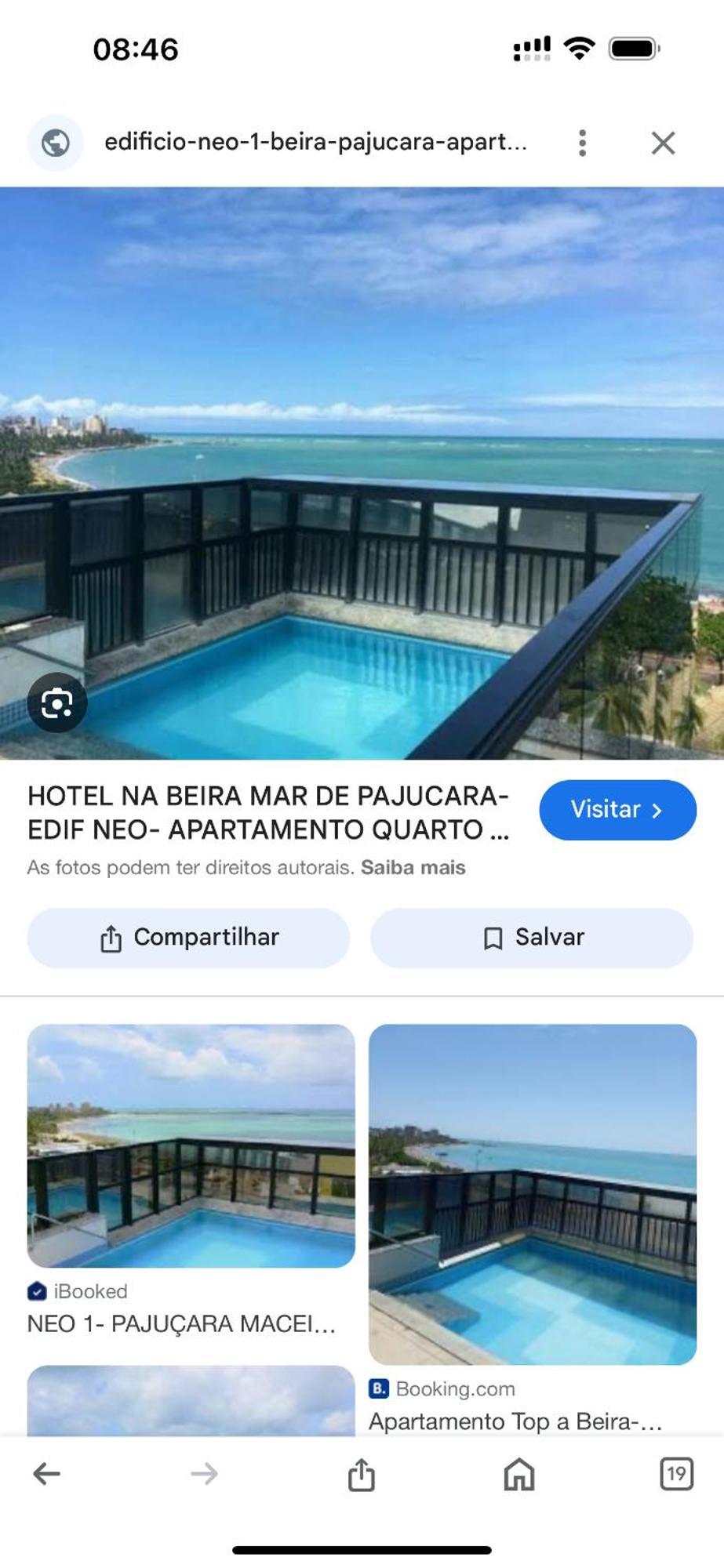 MaceióFlat Beira-Mar, Novo!アパートメント エクステリア 写真